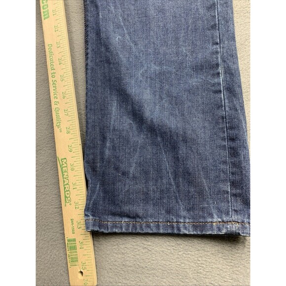 Original SYN Denim Jeans 1983 Men's Size 36X34 Blue Destroyed Distressed - Picture 7 of 16